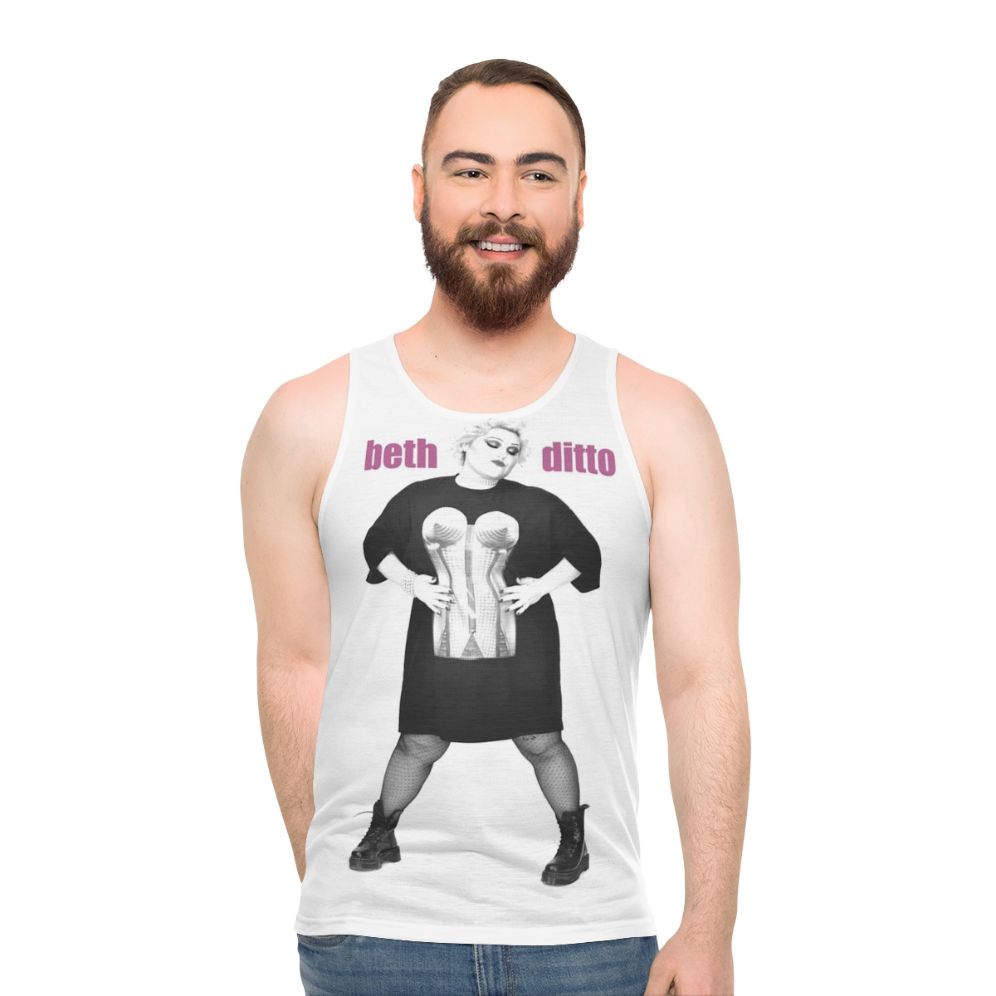 Beth Ditto Unisex Punk Rock Tank Top - men