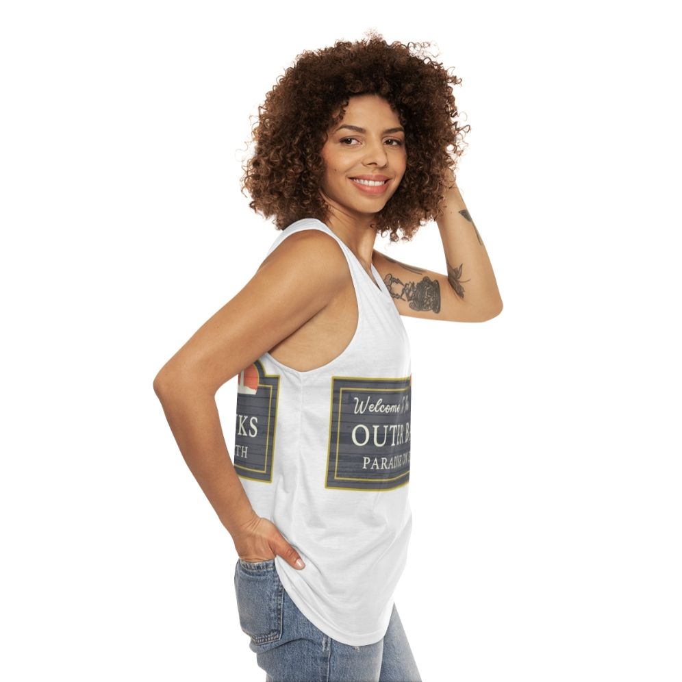 Outer Banks Unisex Tank Top - women side