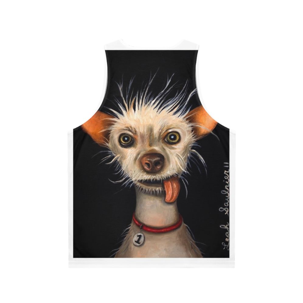 Unisex Ugly Dog Tank Top - Back