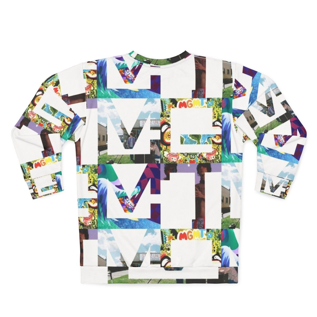 MGMT Albums Psychedelic Rock Sweatshirt - Back