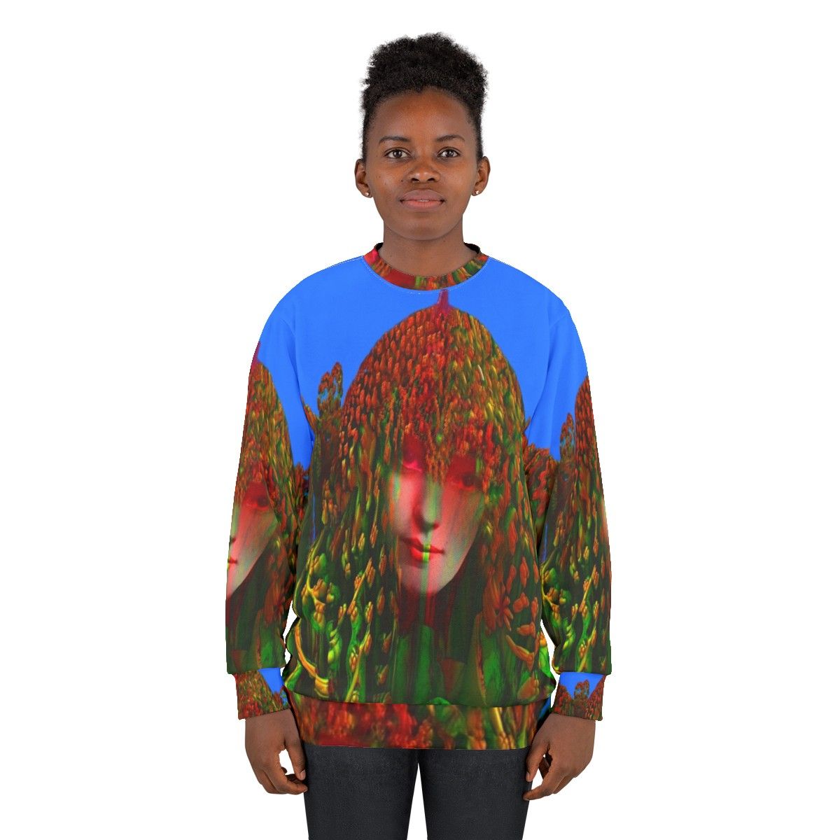 Dreadlock Holiday Sweatshirt with Music Festival and Concert Themed Graphics - women