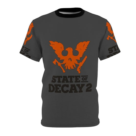 State of Decay 2 inspired gaming t-shirt with zombie apocalypse design