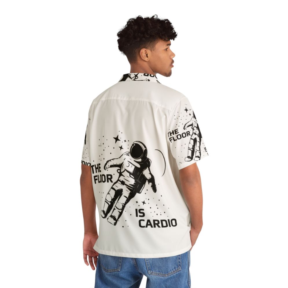 Powerlifting Cardio Hawaiian Shirt - People Back