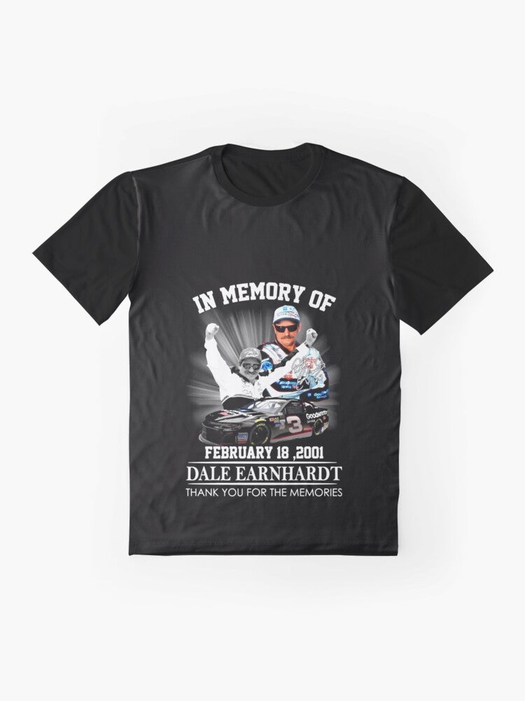 In Memory of Dale Earnhardt Graphic T-Shirt - Flat lay