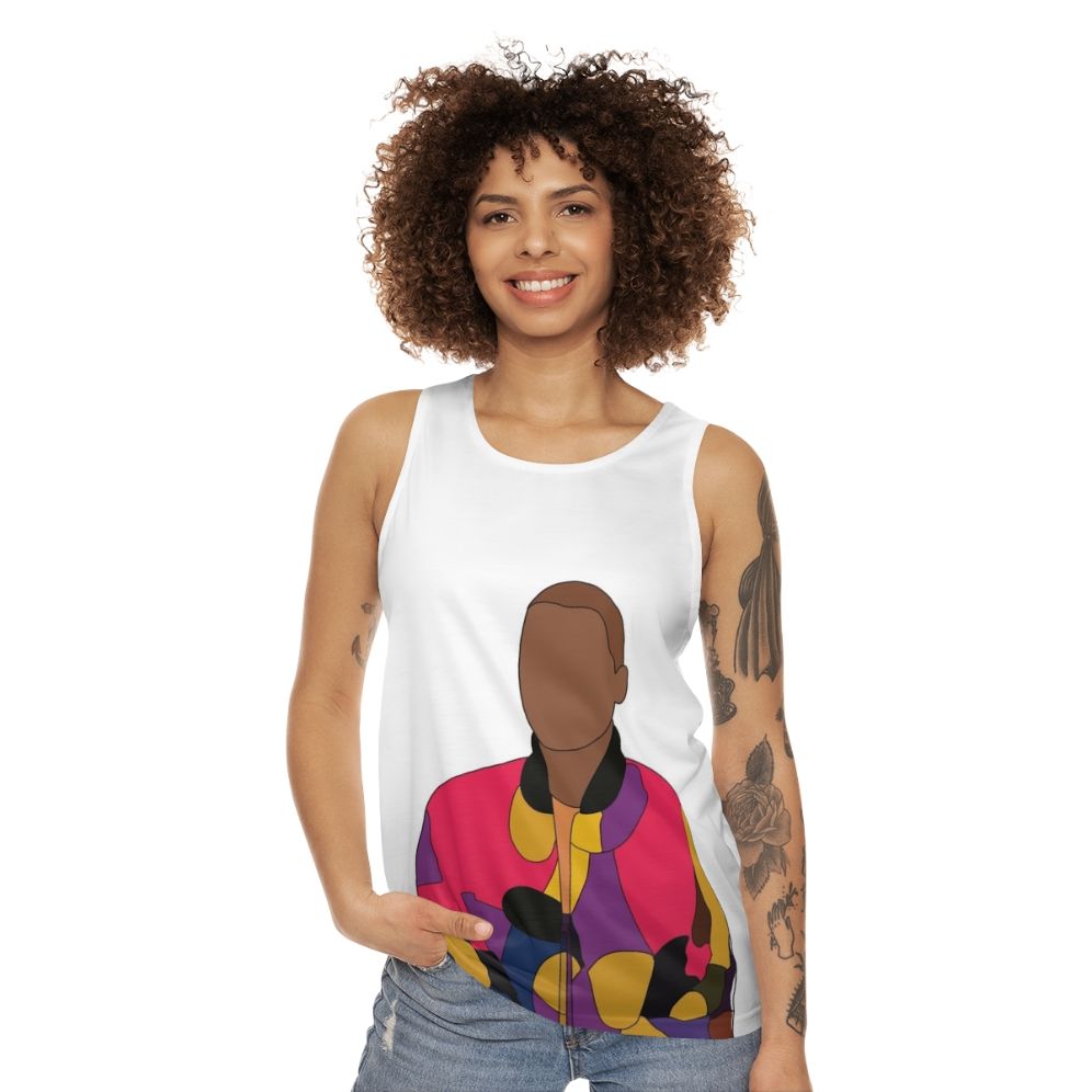 Unisex "Sex Education" tank top with Maeve Wiley and Otis Milburn graphic - women