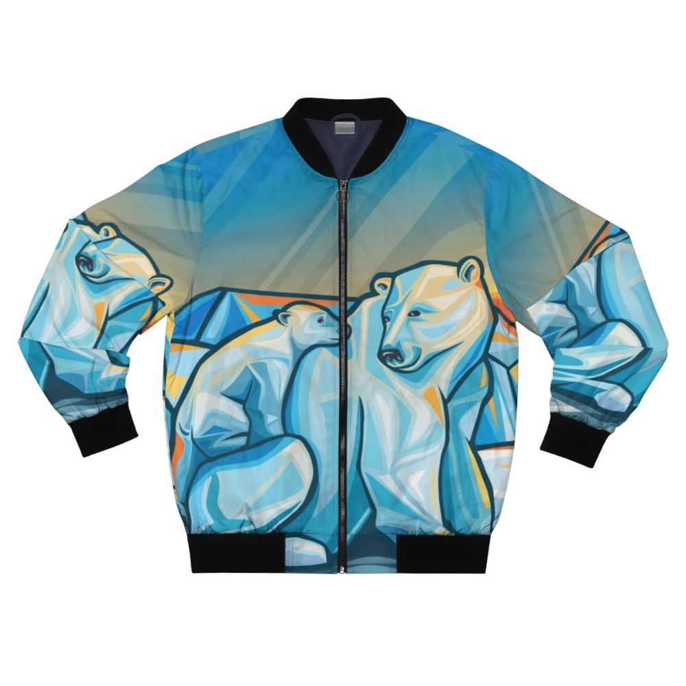 Arctic Northern Polar Bear Bomber Jacket