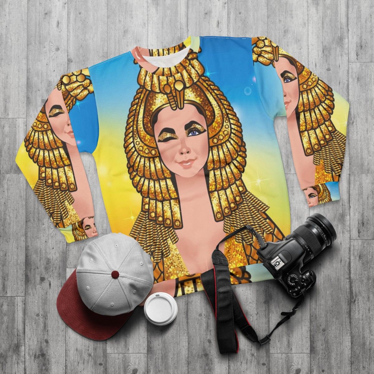 Cleopatra Iconic Sweatshirt - flat lay