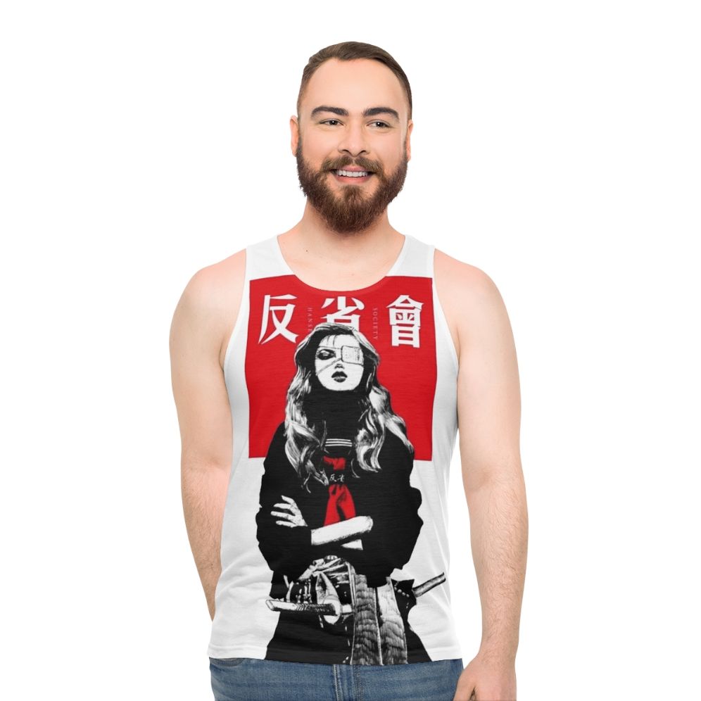 Cyberpunk Japanese urban style unisex tank top - men