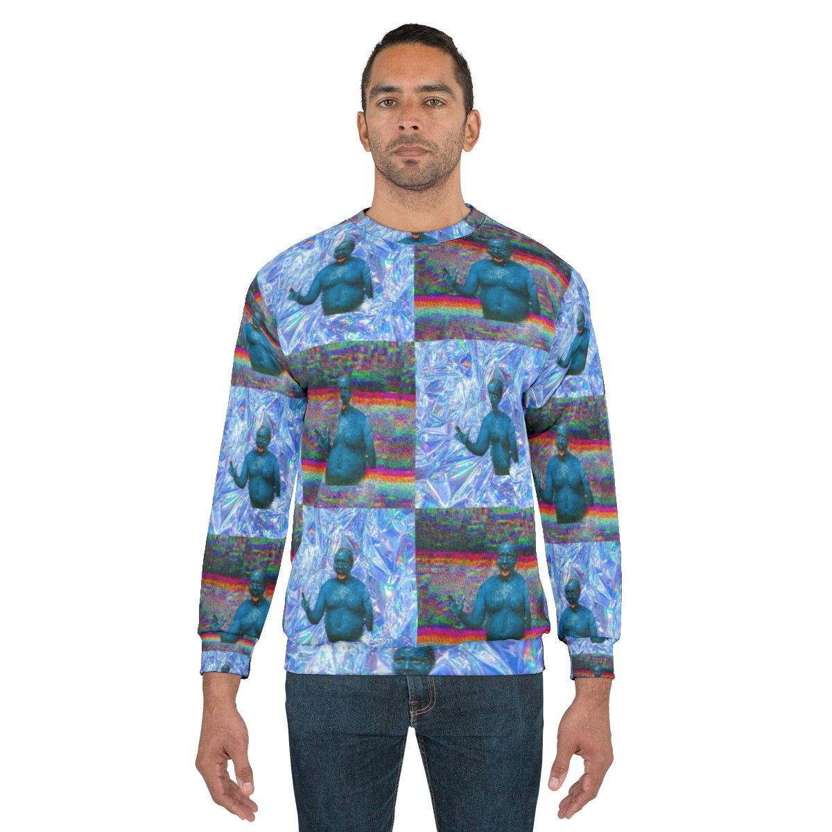 Marty Wolf 'Big Fat Liar' Vaporwave Sweatshirt - men