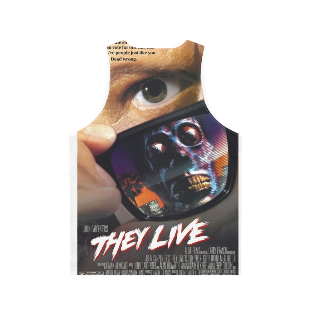 They Live Unisex Tank Top - Back