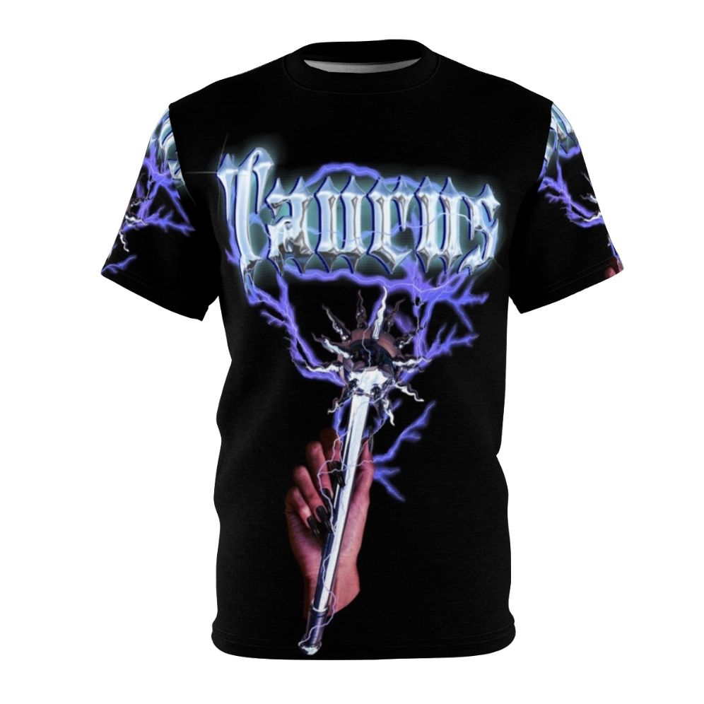 Taurus zodiac horoscope all-over-print t-shirt design