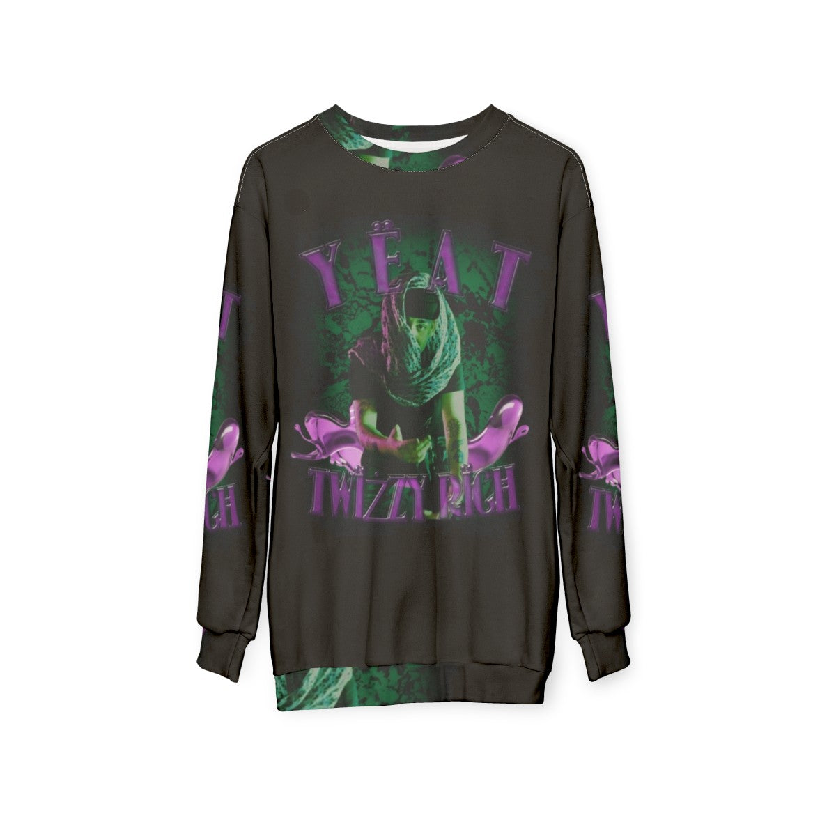 Yeat Twizzy Rich Streetwear Sweatshirt - hanging