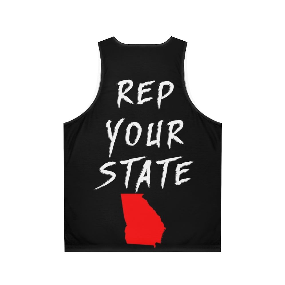 Georgia state pride unisex tank top - Back