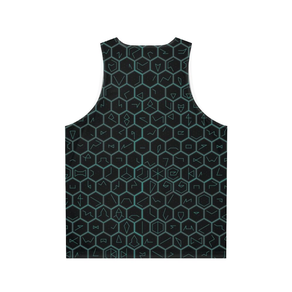 Ingress Glyph Series Unisex Tank Top - Back