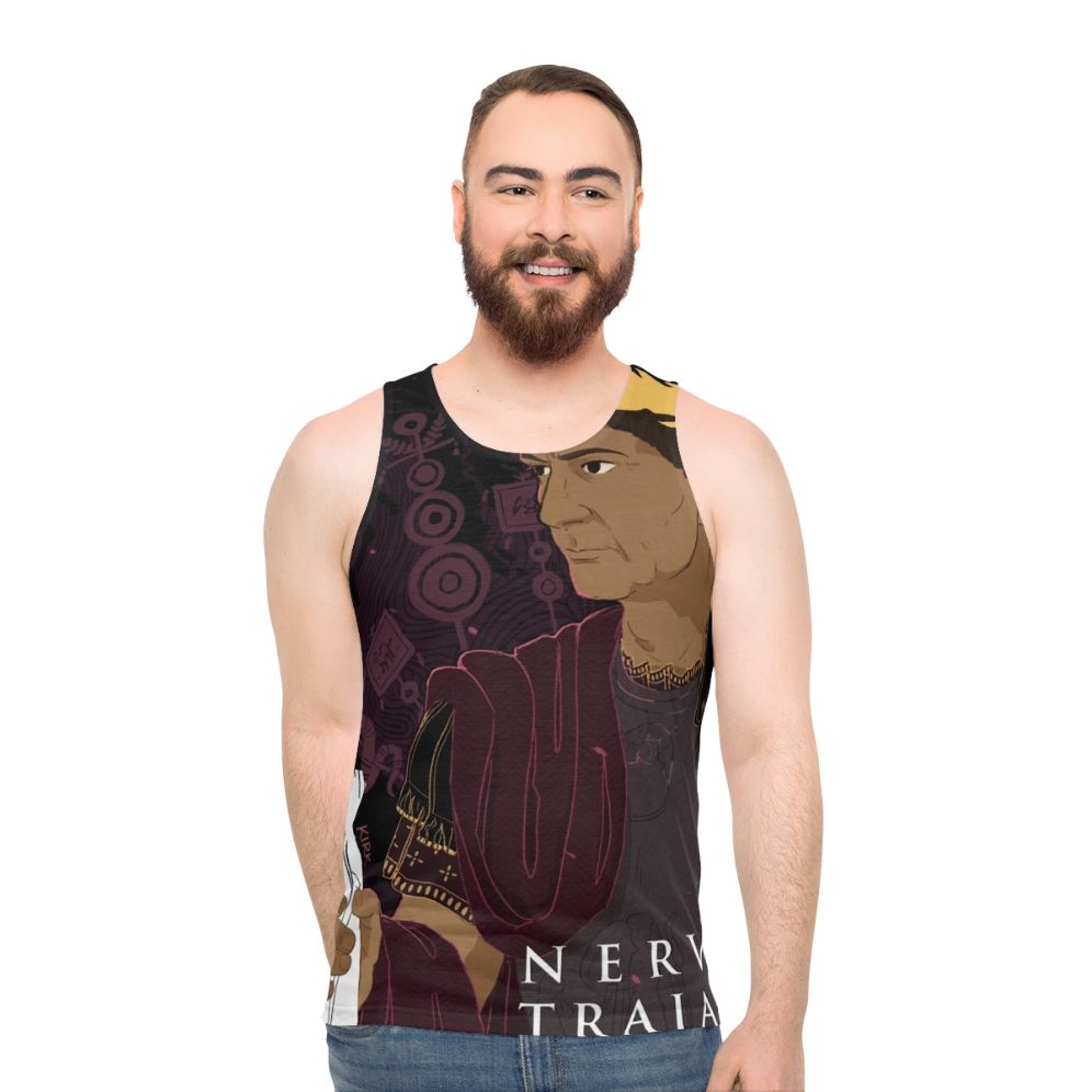 Trajan Unisex Roman Emperor Ancient History Tank Top - men