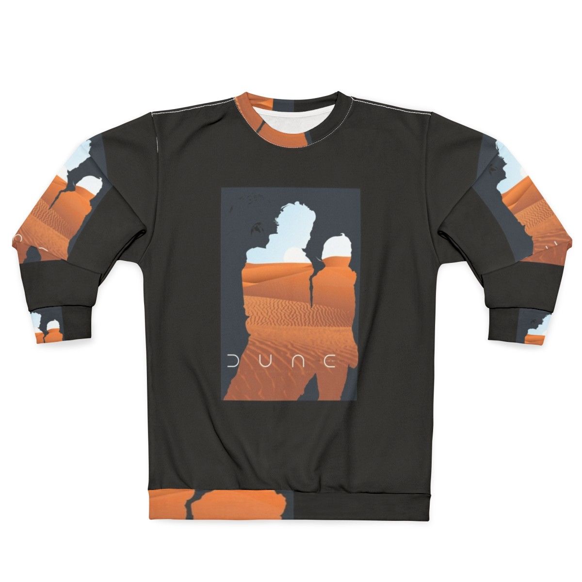 Dune Arrakis landscape sweatshirt with moons