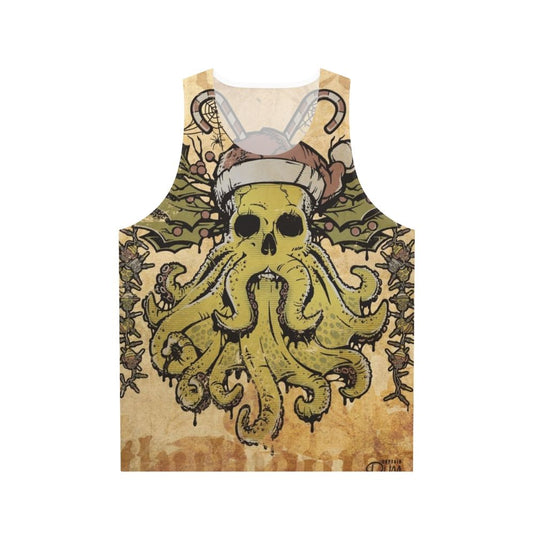 Cthulhu Christmas unisex tank top