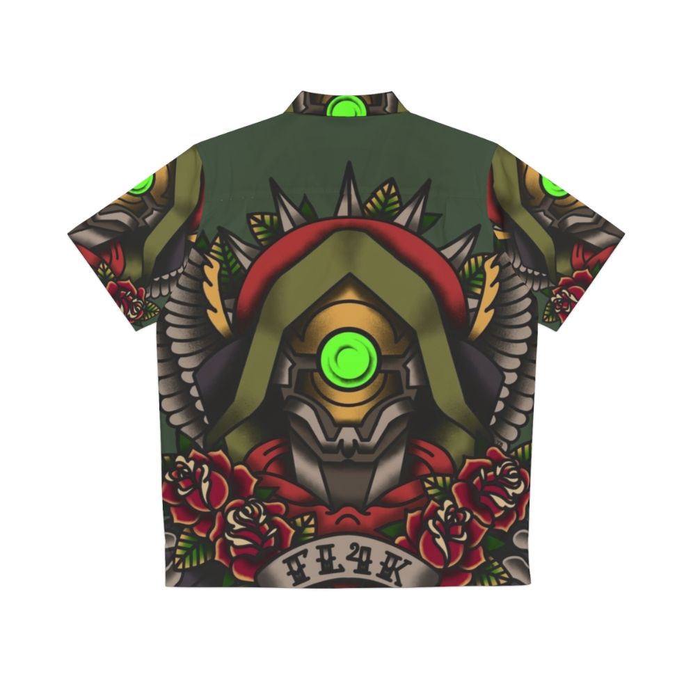 Borderlands FL4K Portrait Hawaiian Shirt - Back