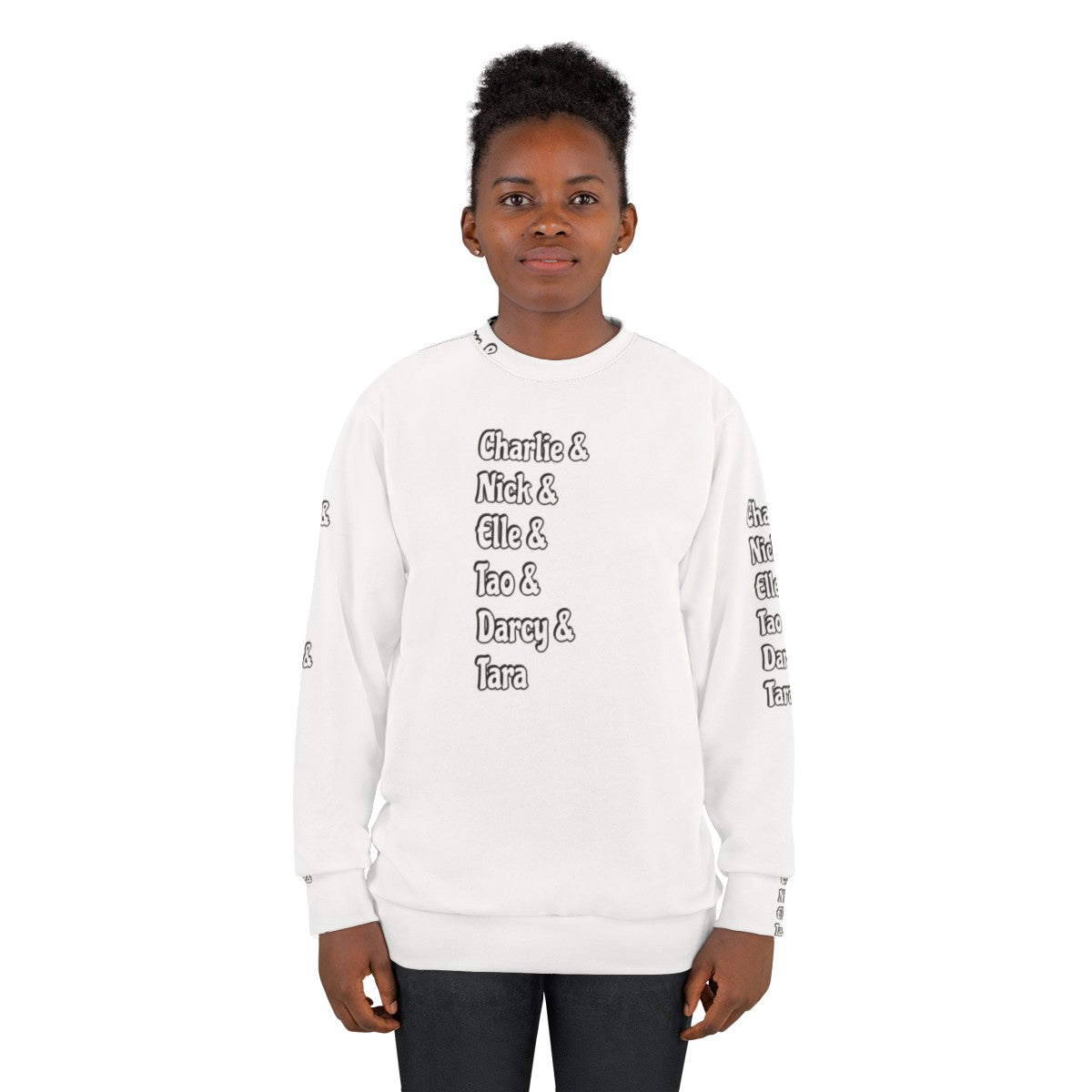 Heartstopper Character Names Sweatshirt - women