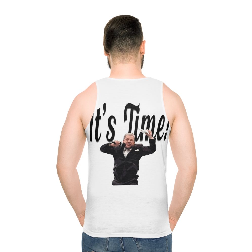 Veteran Voice of the Octagon Unisex MMA Tank Top - men back