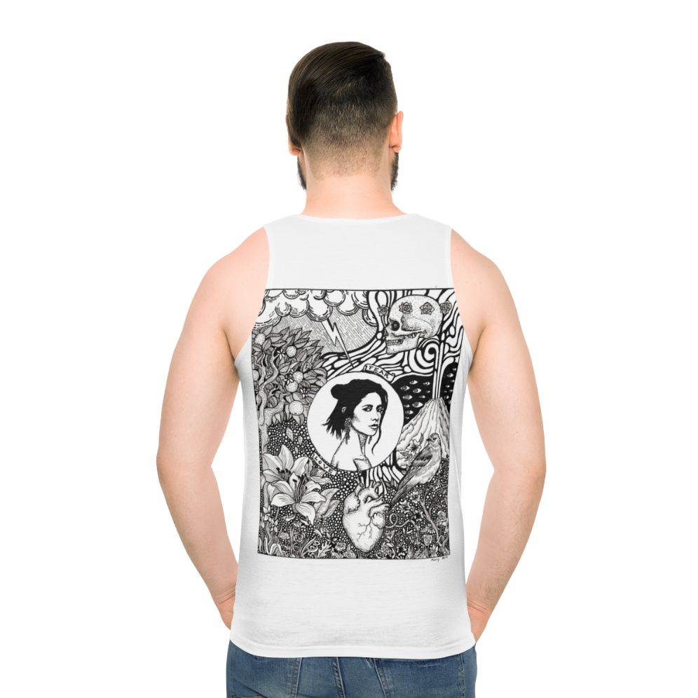 Marina and the Diamonds Unisex Tank Top - men back