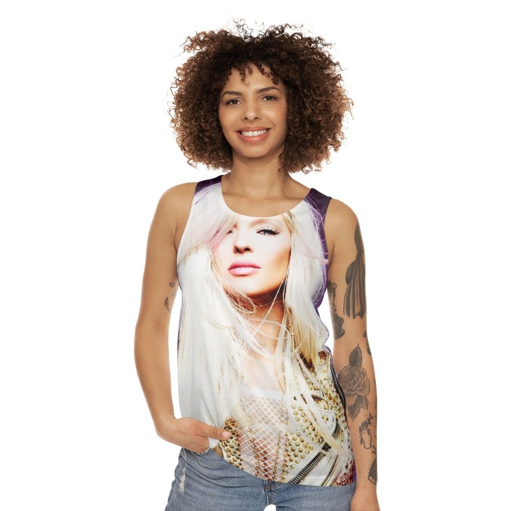 Unisex music and dance inspired tank top - women