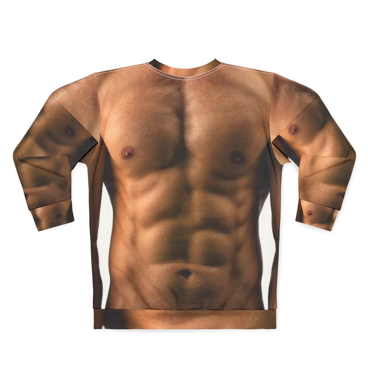 Muscle Man Bodybuilder 6 Pack Abs Sweatshirt - Back