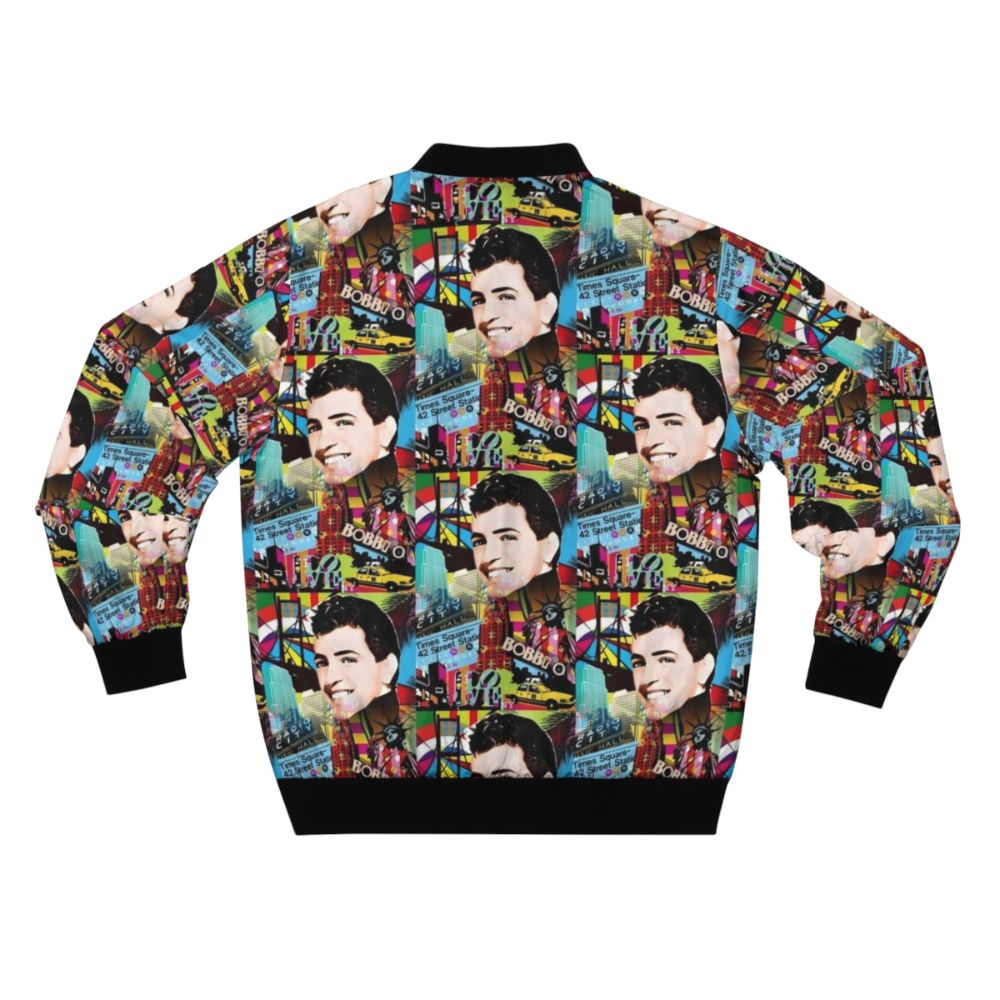 Bobby Orlando Pop Art Bomber Jacket with vibrant colors and graphics - Back