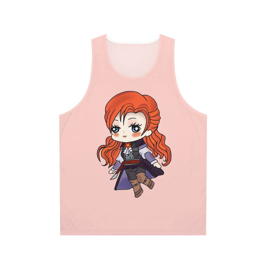 Assassins Creed Elise Chibi Fan Art Unisex Tank Top