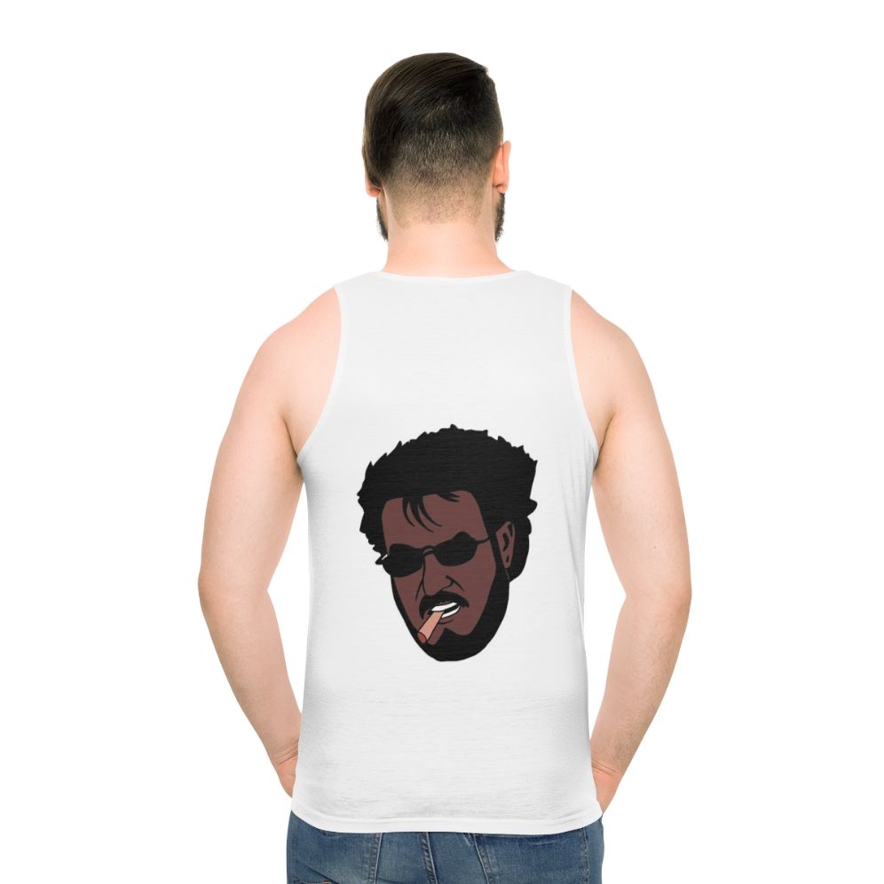 Rajinikanth Padayappa Unisex Tank Top - men back