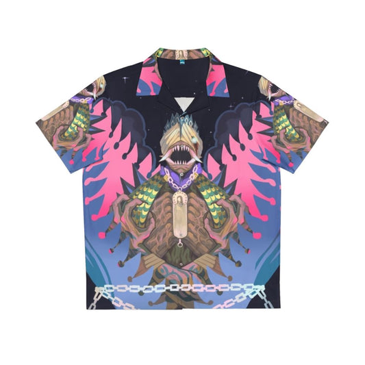 Anima Tropical Hawaiian Shirt with Floral Pattern