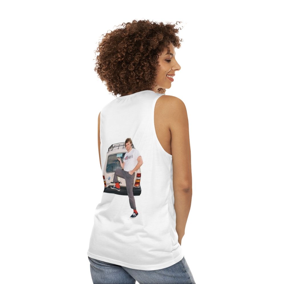 Mac Demarco Inspired Unisex Tank Top - women back