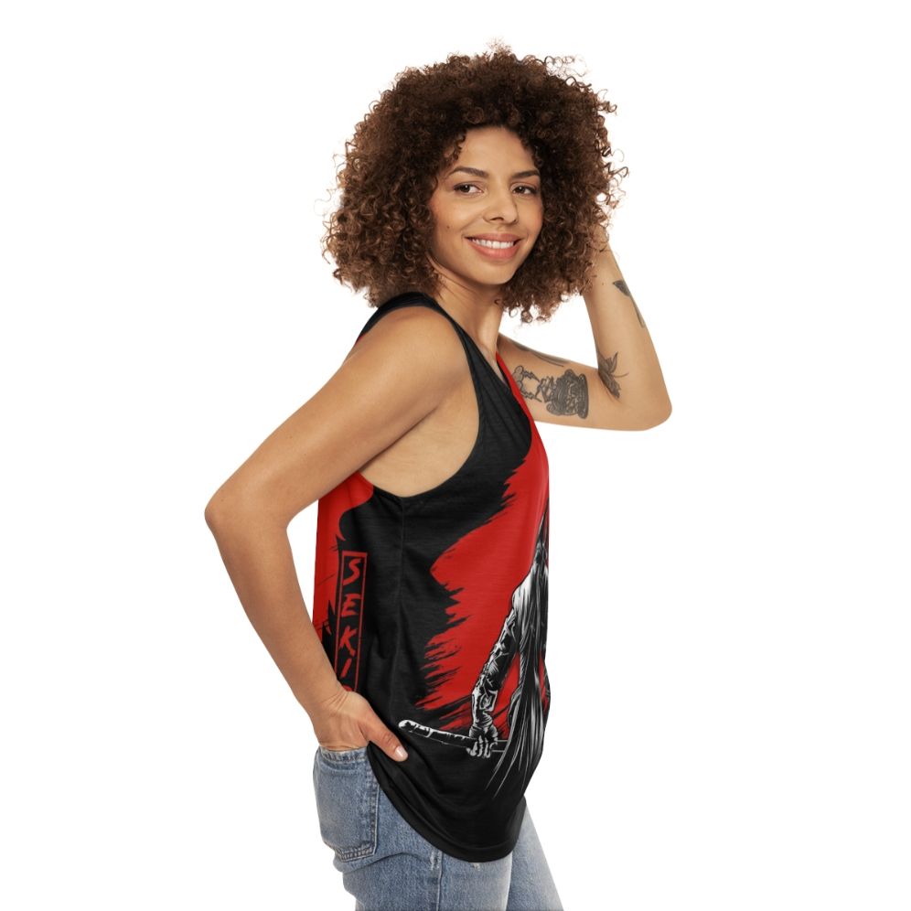 One armed wolf sekiro inspired unisex tank top - women side