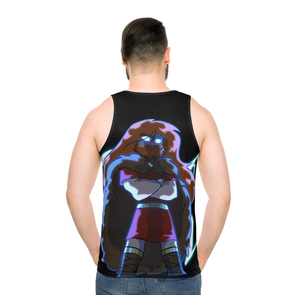 Unisex Thor Norse Mythology Tank Top - men back