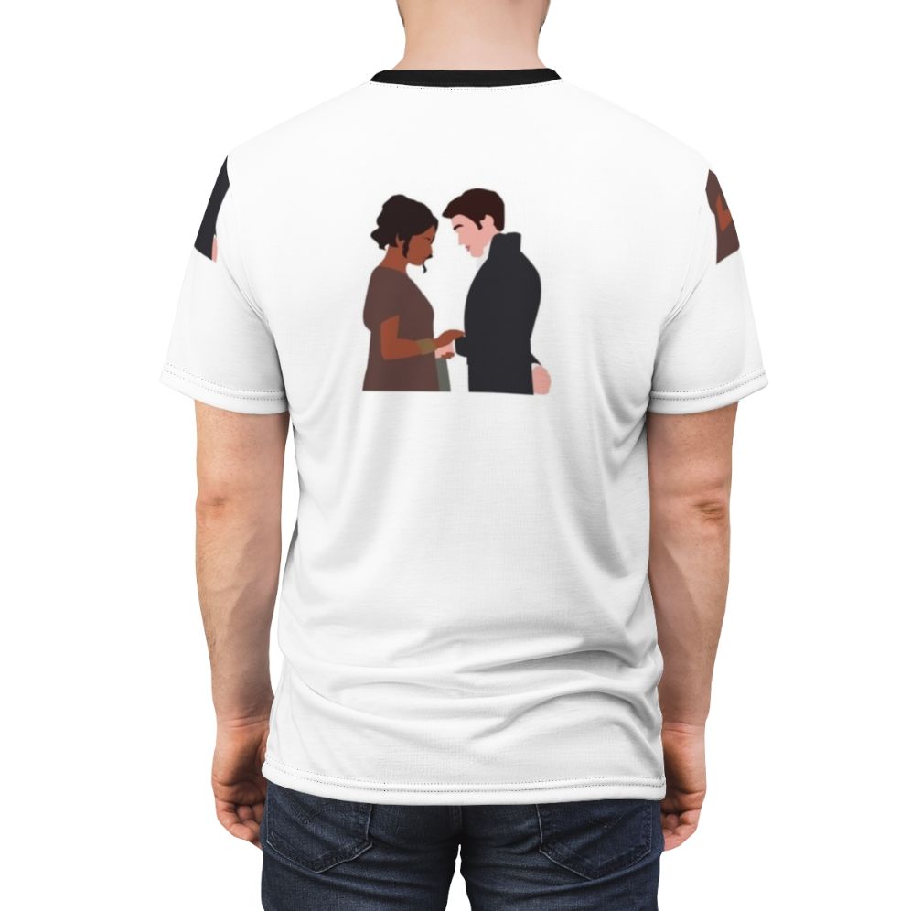 Bridgerton Kanthony Couple T-Shirt featuring Anthony Bridgerton and Kate Sharma - men back