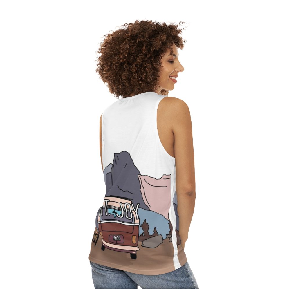 Mt Joy Astrovan digital artwork unisex tank top - women back