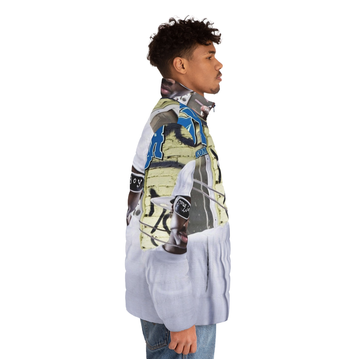 Soulja Tellem Puffer Jacket - Urban Streetwear for the Trendsetter - men side right