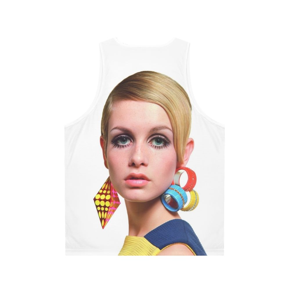 Twiggy Inspired Unisex Tank Top - Back