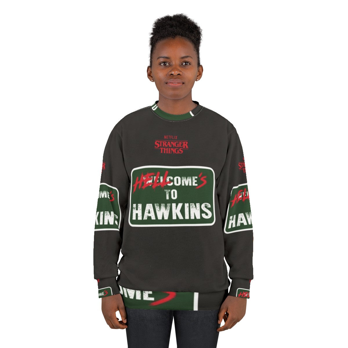 Stranger Things 4 "Hell Comes to Hawkins" Netflix Sweatshirt - women