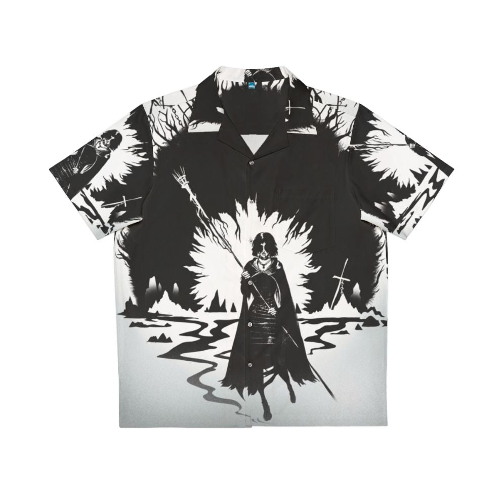 Dark Souls Maiden in Black Hawaiian Shirt