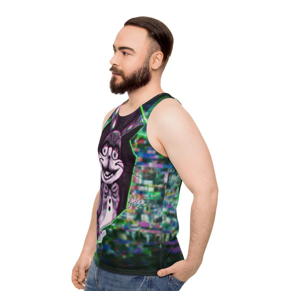 Glitchtrap Unisex Five Nights at Freddy's Tank Top - men side