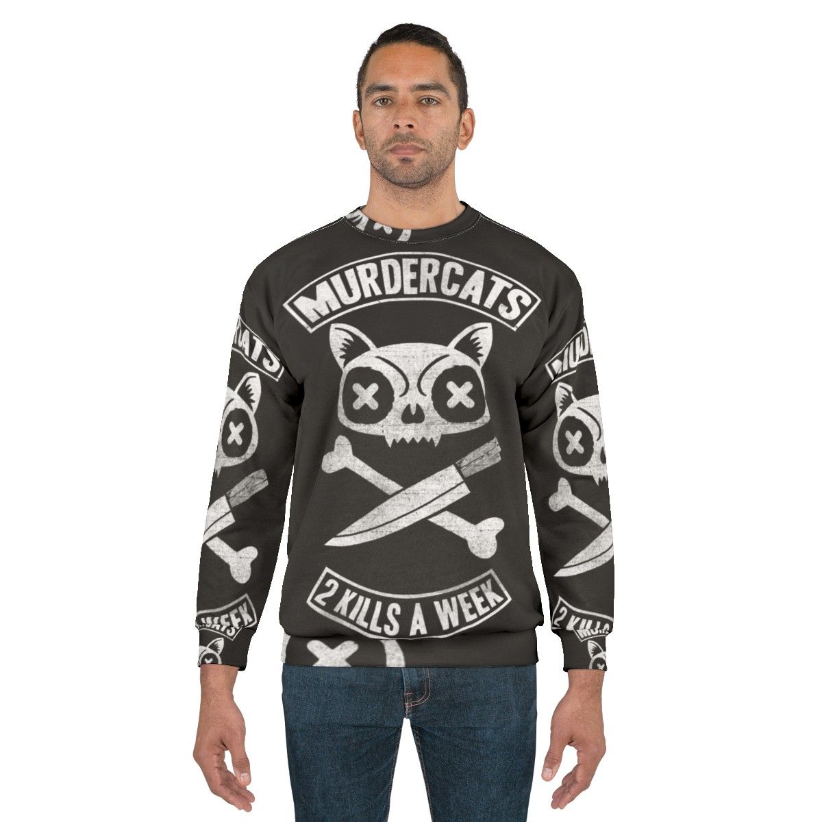 Murdercats Dark Humor Cat Sweatshirt - men