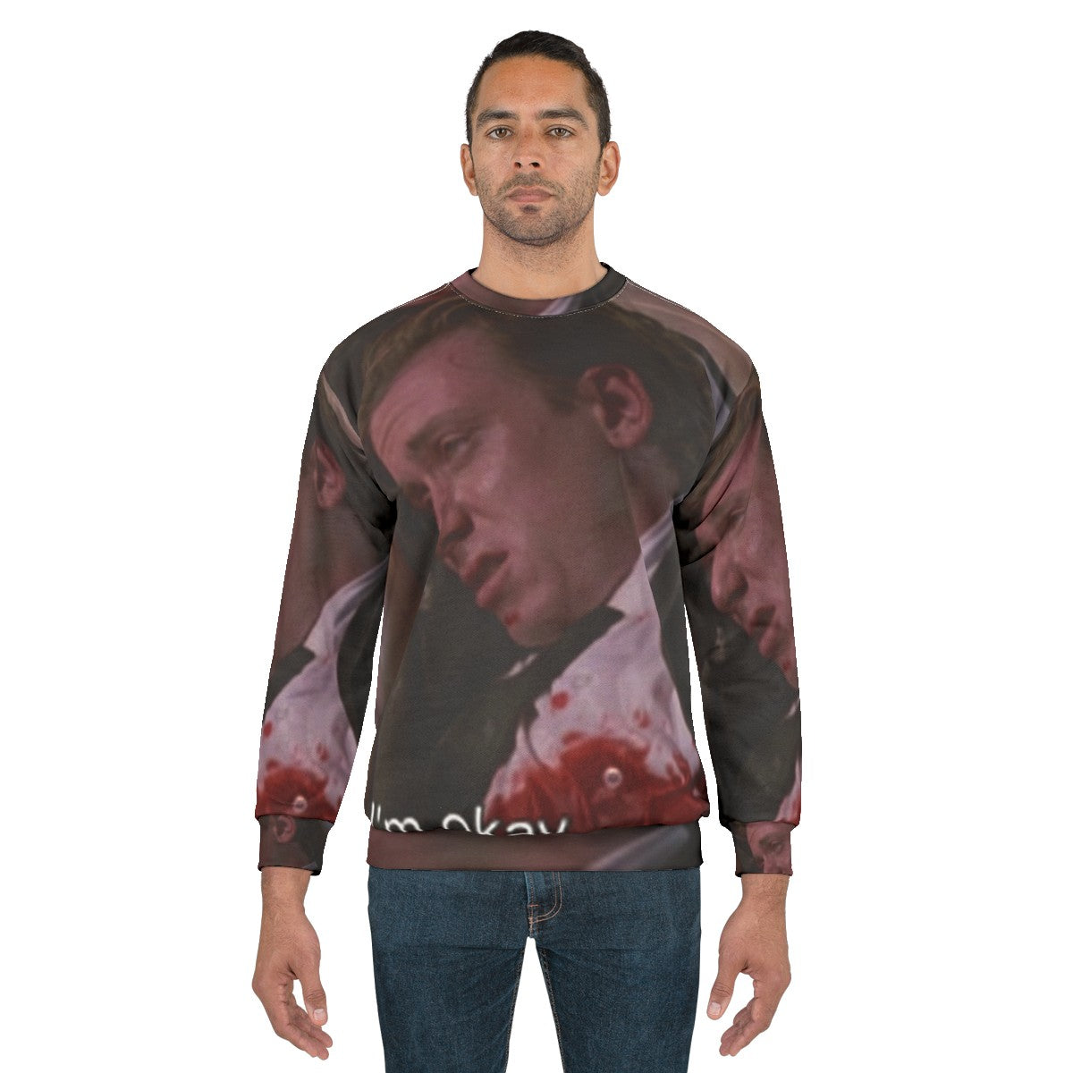 Reservoir Dogs movie quote sweatshirt with Quentin Tarantino, Tim Roth, and relatable meme design - men