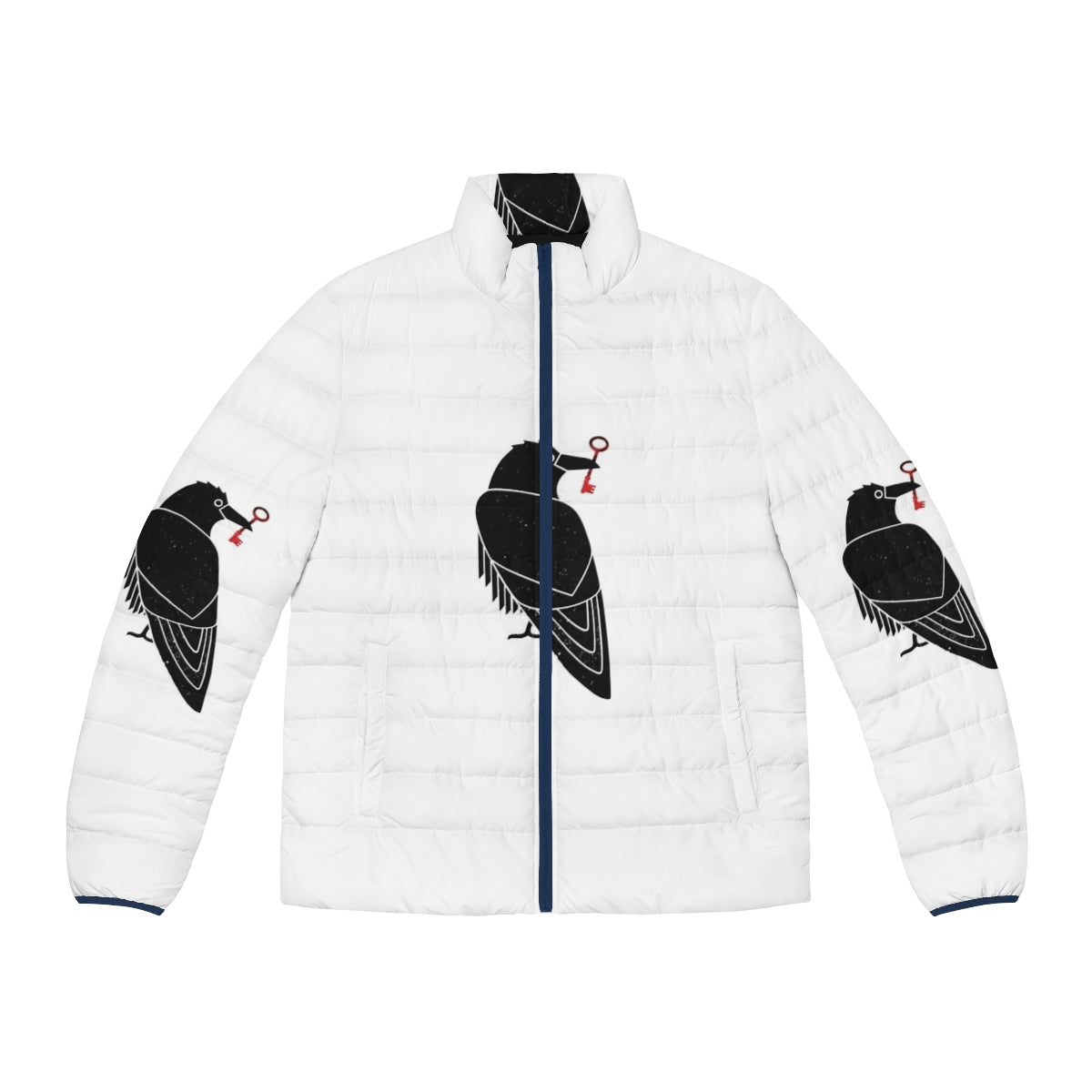 Sci-Hub Raven Puffer Jacket with science-inspired design