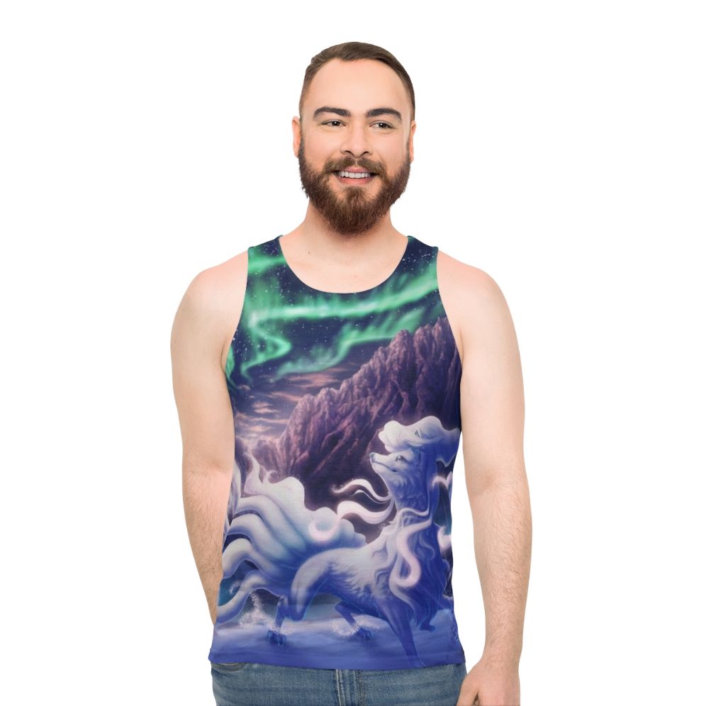 Alolan Ninetales Pokemon Unisex Tank Top - men