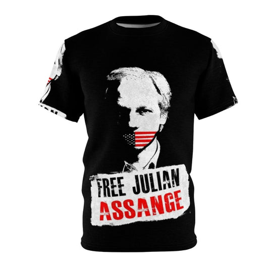 Stylish Free Julian Assange T-Shirt with Wikileaks and Truth inspired graphic design