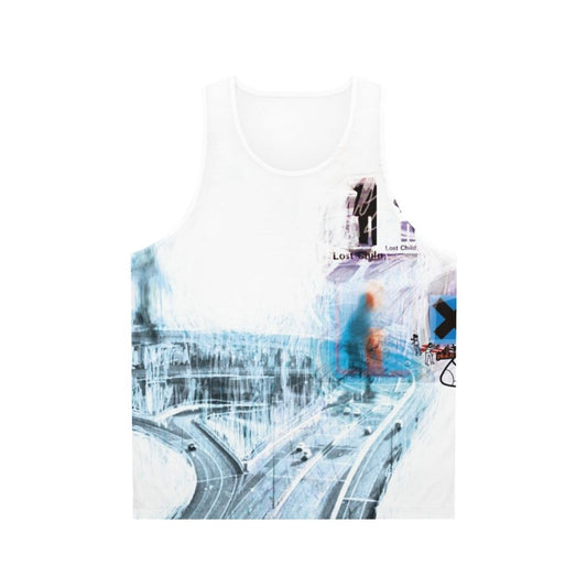 Unisex Ok Computer inspired graphic tank top