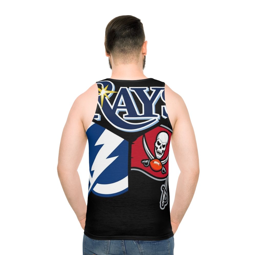 Triquad Essential Tampa Bay Sports Teams Unisex Tank Top - men back