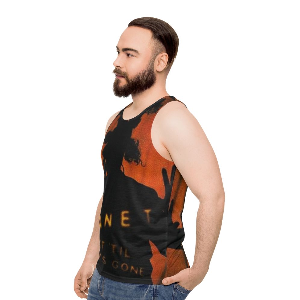 Retro 90s Janet Jackson Inspired JJ Unisex Tank Top - men side