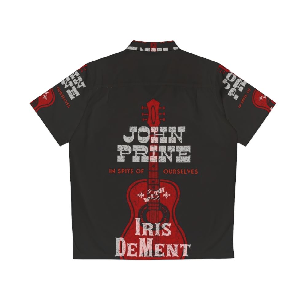 John Prine and Iris Dement "In Spite of Ourselves" Hawaiian Shirt - Back